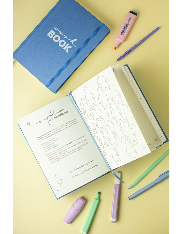 Workbook niebieski