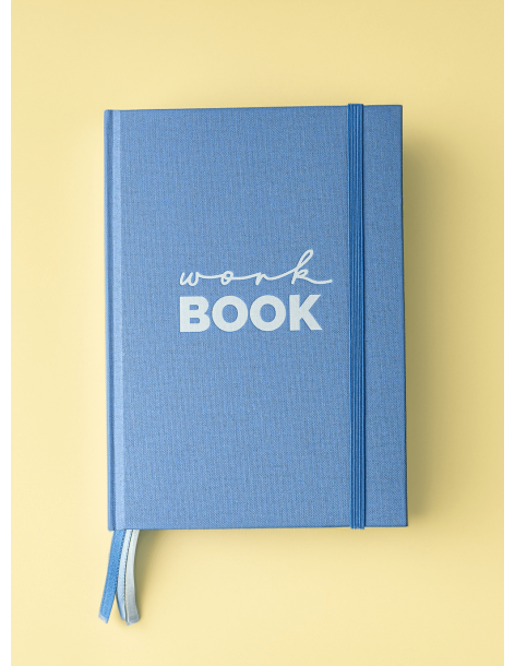 Workbook niebieski
