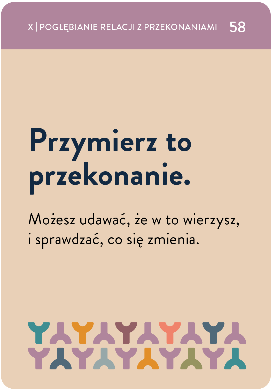 Przymierz to przekonanie.